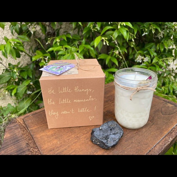 Other - Lavender Candle & Black Tourmaline
